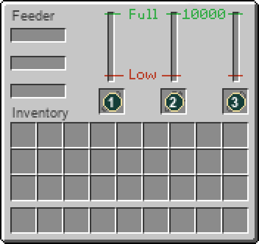 Java native feeder interface with numbered slots