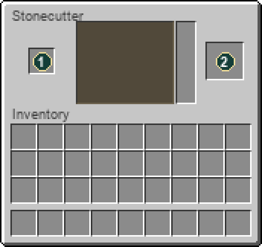 Java native workbench interface with numbered slots